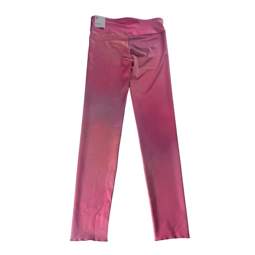 Nike Girls XL‎ Dri-FIT Training Leggings Pink Shiny Shimmer DJ5901-622 NWT